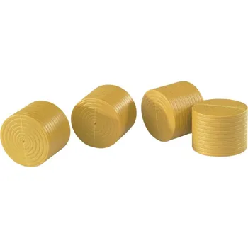 Bruder 2344 Kulaté balíky žluté pro Bruder 2121 4 ks