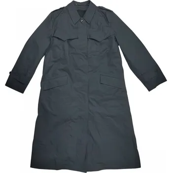 Dámský kabát ARMÁDNÍ ORIGINÁL HOLANDSKO Plášť nepromokavý jednořadý černý Nizozemsko Velikost: 48 (kabát s opaskem bez vložky)