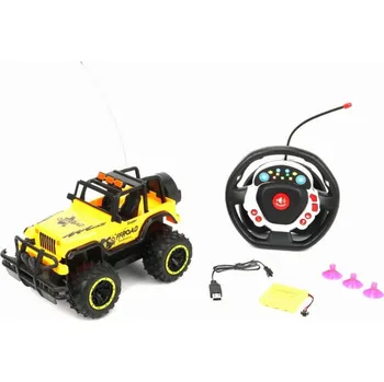 RC model auta Alltoys RC džíp na dálkové ovládání žlutý