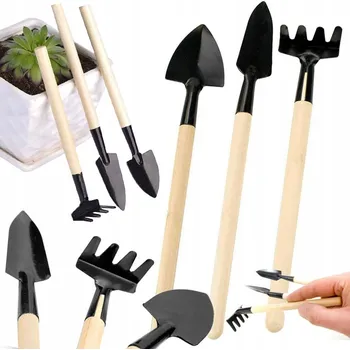 Hračka pro nejmenší dobirkov.cz Sada zahradnického nářadí, 3v1 mini nářadí na květináče