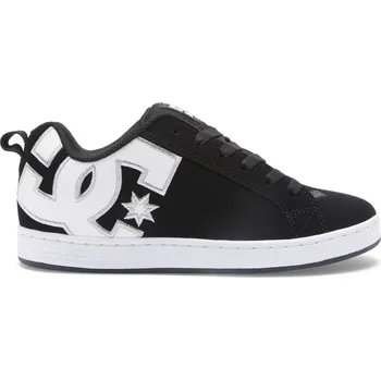 Dámská tenisová obuv Dc shoes dámské boty Court Graffik Black/White Stencil | Černá | Velikost 9,5 US