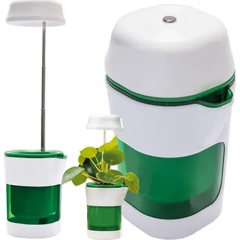 Potah na židli dobirkov.cz Lampa pro pěstování rostlin 6 LED, 4 UV samozavlažovací květináč