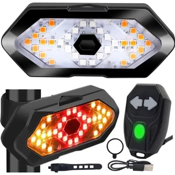 Cyklosvítilna Ukazatel směru na kolo Przydasie.pl černý LED akumulátorový 5 režimů