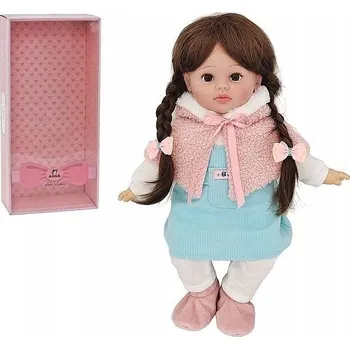 Panenka PANENKA 40 cm INTERAKTIVNÍ S DLOUHÝMI ŠITÝMI VLASY