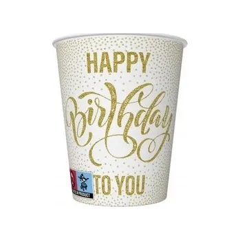 Party nádobí Papírové párty Kelímky 250 ml 8 kusů