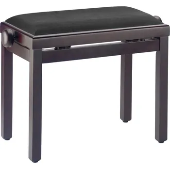 Příslušenství pro klávesový nástroj Stagg PB39 Dřevěná stolička ke klavíru Rosewood