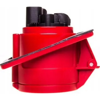 Elektrická zásuvka Elektrická Zásuvka hermetická Pce červená