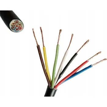 elektrický kabel Elektrický KABEL pro světla přívěsu 7žilový