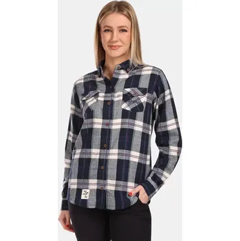 Dámská košile Dámská flanelová košile Kilpi FLANNY-W modrá 52