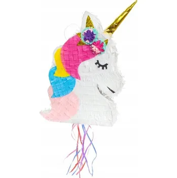 Obraz Piniata GoDan jednorožec bílý 40 cm