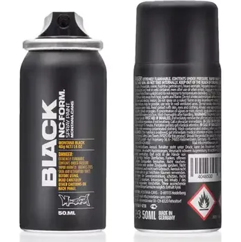 Barva ve spreji Montana Black 50ml - mini spray