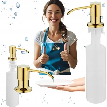 Dávkovač mýdla DÁVKOVAČ DÁVKOVAČ GOLD dávkovač NA MYCÍ PROSTŘEDKY Dřez