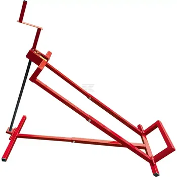 Zahradní traktor Zvedák traktorových sekaček Kramp 400kg (KP-LMJ400KR) (Zvedák zahradních traktorů umožňuje rychlé a snadné naklápění strojů, je ideálním pomocníkem při čištění a údržbě zahradních traktorů a strojů na úpravu zahrady.)