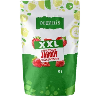 Sušené ovoce ALLNATURE Organis Jahoda sušené mrazem XXL 90 g