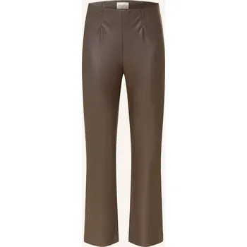 Dámské legíny Seductive Dámské 7/8 Legíny Cindy V Koženém Vzhledu, tmavě...