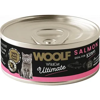 Krmivo pro kočku Woolf Wildcat Ultimate Kitten Salmon pate 85 g