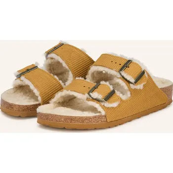 Dámské sandále Birkenstock Dámské Pantofle Arizona Teddy Leve, velbloudí, 39