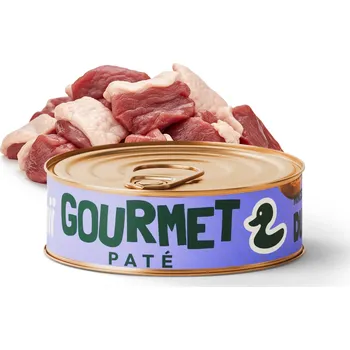 Krmivo pro kočku ZUII Gourmet paté – Mleté s kachním, 80 g