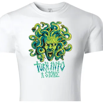 Chlapecké tričko Fenomeno Dětské tričko Medusa Velikost: 146 cm/10 let, Barva trička: Bílé