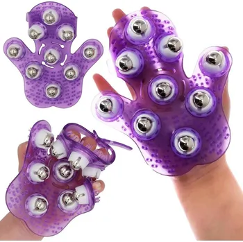 Masáž dobirkov.cz Masážní rukavice proti celulitidě - fialová