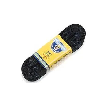 Howies 310cm voskové tkaničky 310cm, černá