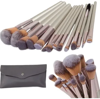 dobirkov.cz Profesionální sada štětců na make-up v elegantním pouzdře, 14 ks