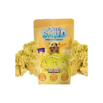 kinetický písek TUBAN Senzorický písek nadýchaný voňavý Fluffy žlutý 90g ZA5538 univerzální