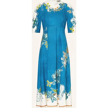 Dámské šaty Alémais Dámské Lněné Šaty Luda, modrá / bílá, 34