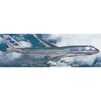 Plastikový model SQ Wings - Boeing B747-400, Boeing House Color, USA, 1/200