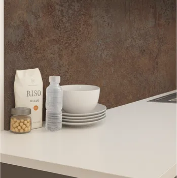 Kuchyňská pracovní deska Egger Zástěna k pracovní desce Ferro bronzový / F302 2050 x 640 mm