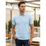 Pánské polo tričko VSB VUGO ve světle modré barvě, VELIKOST 2XL