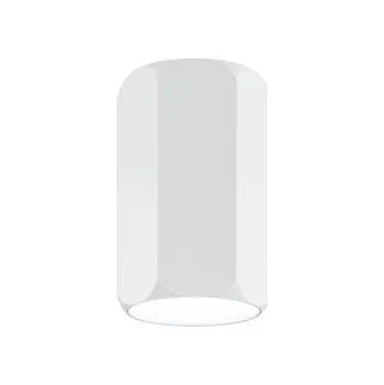 Moderní stropní svítidlo TUBA - 1xGU10, 25W, 6,3x12cm, kulaté, bílé