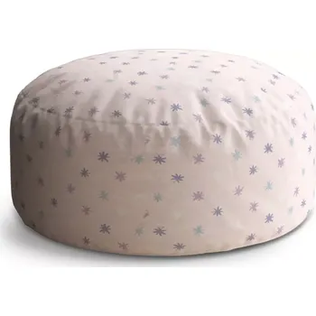 Taburet Sablio Taburet Circle Barevné hvězdy: 38x48 cm