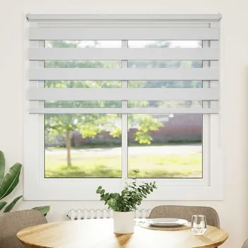 Žaluzie Roleta den a noc / Zebra / Twinroll 120x175 cm bílá Bílá240214