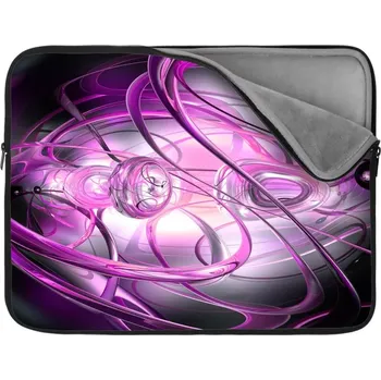 pouzdro na notebook Sablio Obal na notebook Fialová abstrakce - 15,6"