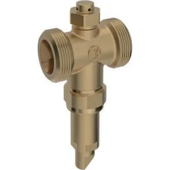 Stavebniny Giacomini R148HP-1 nezámrzný ventil 1"1/4, proti zamrznutí rozvodů tepelných čerpadel, mosaz