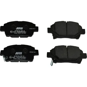Brzdová destička Sada brzdových destiček, kotoučová brzda JURID 572618J