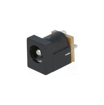 Zásuvka napájecí DC vidlice 5,5/2,5mm 5,5mm 2,5mm pájení 5A