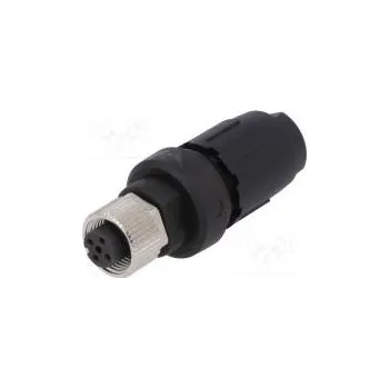 Stavebniny Zástrčka M12 PIN 4 zásuvka kód A-DeviceNet / CANopen IDC