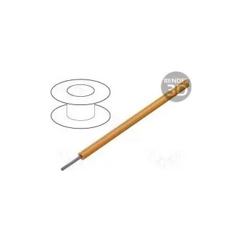 elektrický kabel Vodič HookUp Wire PVC lanko Cu 20AWG oranžová PVC 300V 30,5m