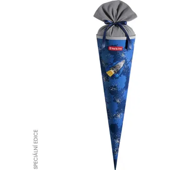 Kornout pro prvňáčky Kornout pro prvňáčky Step by Step Rocket Novo – školní kornout 70 cm (REFLECT edice)