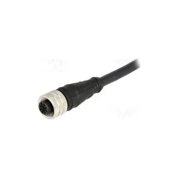 Elektrická zásuvka Zástrčka M12 PIN 5 zásuvka kód A-DeviceNet / CANopen 2m 60V