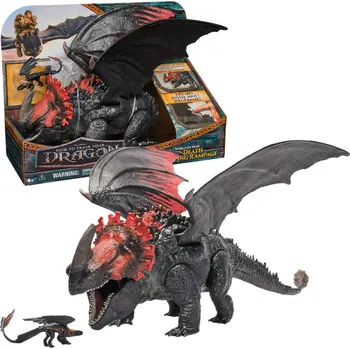 Spin Master Jak vycvičit draka – figurka Red Death (Rudá smrt) a Bezzubka (Toothless)