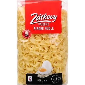 Příloha Zátkovy těstoviny Nudle široké vaječné 500g