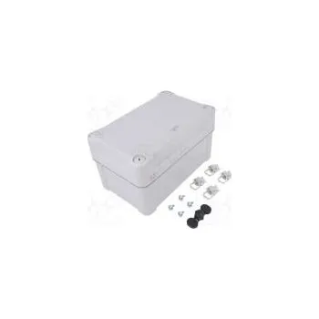 Rozvaděč Kryt univerzální X 121mm Y 192mm Z 105mm polykarbonát šedá