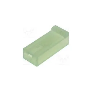 Elektrický konektor Návlek na konektor zásuvka pro konektory 6,3mm se západkou