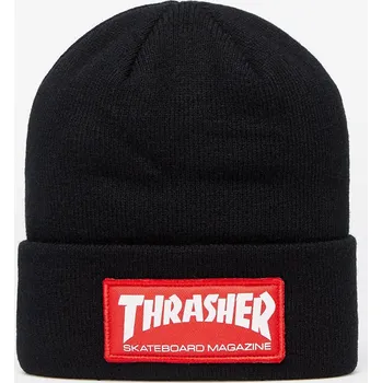 Pokrývka hlavy Čepice Thrasher Skate Mag Patch Beanie Black Universal