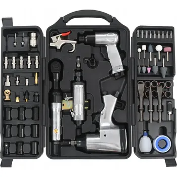 Sada nářadí Sada pneumatického nářadí v kufříku 41 x 28 cm, hliníkový