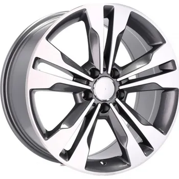 Disk RACING LINE Alu Kola Racing Line Bk754 7.5X17 5X112 ET44 Mg - Polished + Graphite 66.6