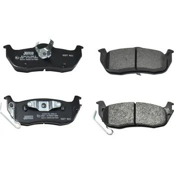 Brzdový systém Sada brzdových destiček, kotoučová brzda JURID 573319J